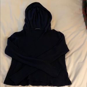 Brandy Melville Blue Crop Top sweatshirt